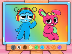 Peli Coloring Book: Sprunki Pinki & Oren