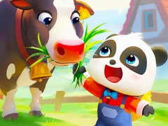 Peli Jigsaw Puzzle: Baby Panda Cow Ranch