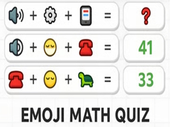 Peli Emoji Math Quiz