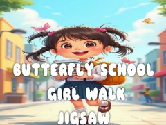 Peli Butterfly School Girl Walk Jigsaw