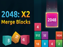 Peli 2048:X2 Merge Blocks