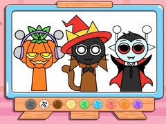 Peli Coloring Book: Incredibox Sprunki Halloween