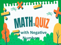 Peli Maths Quiz with Negative Numbers