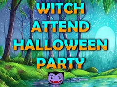 Peli Witch Attend Halloween Party