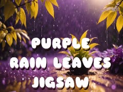 Peli Purple Rain Leaves Jigsaw