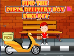 Peli Find the Pizza Delivery Boy Bike Key