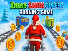 Peli Xmas Santa Surfer Running Game