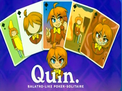 Peli Quin. Balatro-like poker-solitaire
