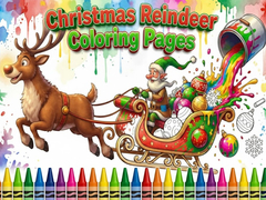 Peli Christmas Reindeer Coloring Pages