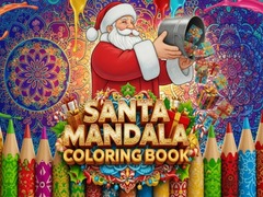 Peli Santa Mandala Coloring Book