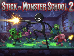 Peli Stick vs Monster School 2