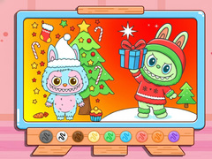Peli Coloring Book: Christmas Labubu