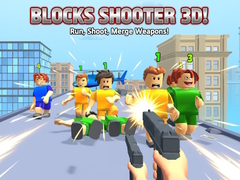Peli Blocks Shooter 3D! Run, Shoot, Merge Weapons!