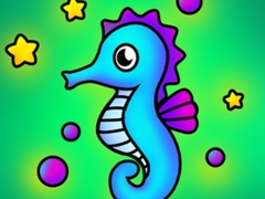 Peli Seahorse Coloring