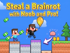 Peli Steal a Brainrot with Noob and Pro!