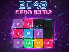 Peli 2048 neon game