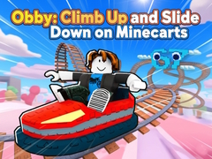 Peli Obby: Climb Up and Slide Down on Minecarts