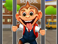 Peli Jigsaw Puzzle: Monkey Student School Prank