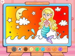 Peli Coloring Book: Moonlight Mermaid