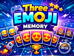 Peli Three Emoji Memory