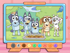 Peli Coloring Book: Bluey Spy Game Friends