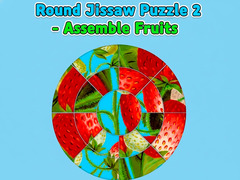 Peli Round jigsaw Puzzle 2 - Assemble Fruits
