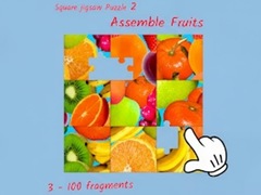 Peli Square jigsaw Puzzle 2 - Assemble Fruits