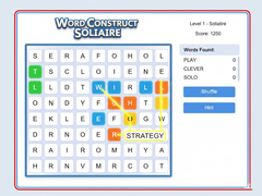 Peli Word Construct Solitaire