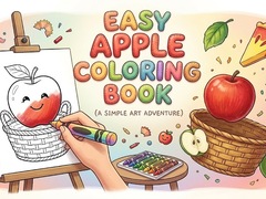 Peli Easy Apple Coloring Book