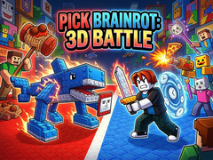 Peli Pick Brainrot: 3D Battle