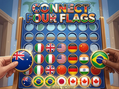Peli Connect Four Flags