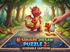 Peli Square jigsaw Puzzle 2 - Assemble Cartoon