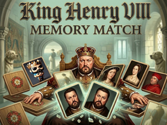Peli King Henry VIII Memory Match