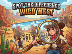 Peli Spot the Difference: Wild West