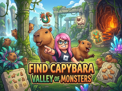 Peli Find Capybara: Valley of Monsters