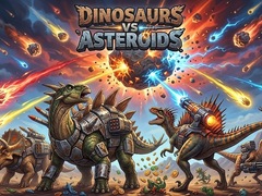 Peli Dinosaurs vs Asteroids