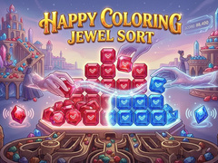 Peli Happy Coloring Jewel Sort
