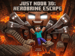 Peli Just Noob 3D: Herobrine Escape
