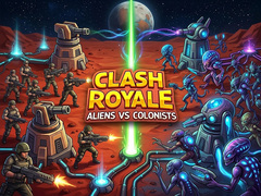 Peli Clash Royale: Aliens Vs Colonists