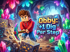 Peli Obby: +1 Dig Per Step