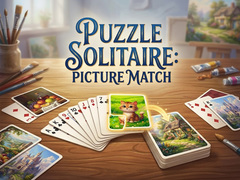 Peli Puzzle Solitaire Picture Match