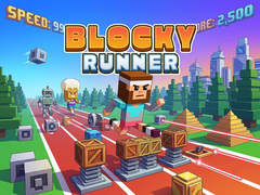 Peli Blocky Runner