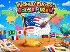 Peli World Flags: Color Puzzle