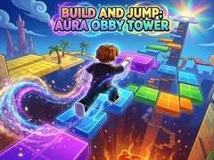 Peli Build and Jump: Aura Obby Tower