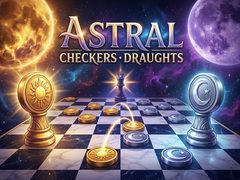 Peli Astral Checkers Draughts