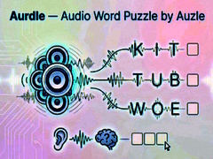Peli Aurdle — Audio Word Puzzle by Auzle