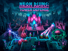 Peli Neon Ruins: Tower Defense