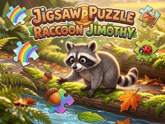 Peli Jigsaw Puzzle: Raccoon Jimothy 