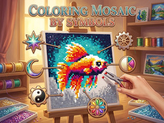 Peli Coloring Mosaic by Symbols