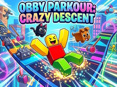 Peli Obby Parkour: Crazy Descent